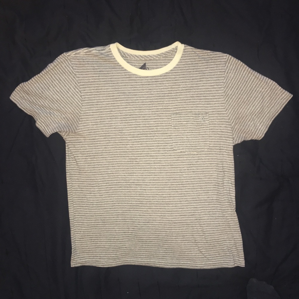 Volcom Striped Pocket T-Shirt Sz. S
